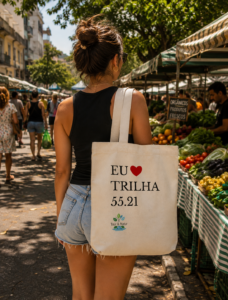 Produtos Aromatizador Camisetas Ecobag: 3 produtos que amamos 14 Ecobag Eu Amo Trilha - Tour&Natur